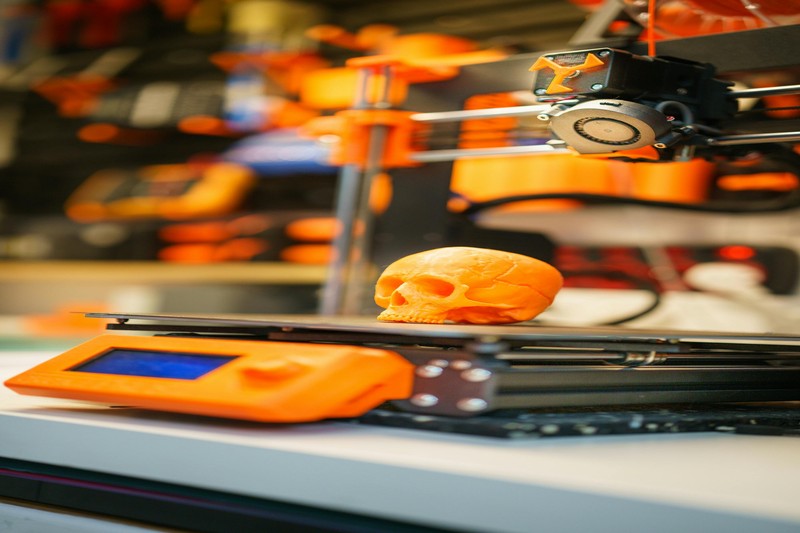 A collection of colorful 3D printed projects made by kids