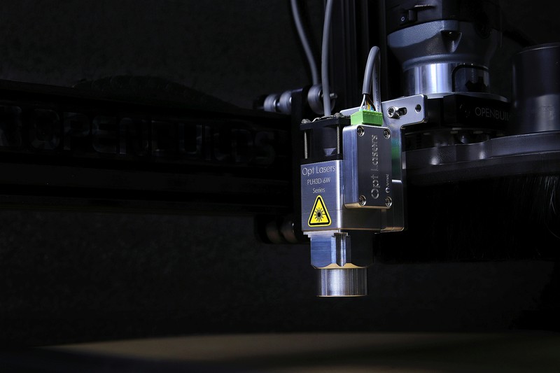 3D printer enclosure with LED strip lighting and a filament dryer